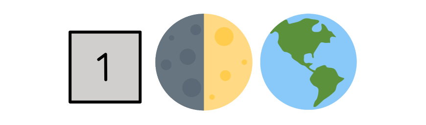 One Moon Planet logo